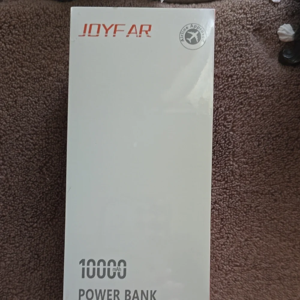 Joyfar. 10000mAh White Power Bank Charger